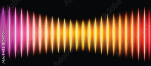 Yellow lass gradient futuristic blur effect