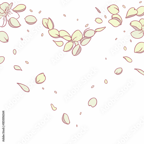 Flower Petals Floating And Aligning Into A Heart F (2)(1)