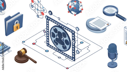 Digital identity management system with secure data privacy controls and global network connectivity