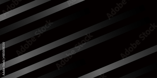 A black-themed background with white vertical lines. Stripes, Vector Illustration, Picture, Computer graphic. Fading vertical line gradient background.  black dark texture .Repeating pattern backdrop.