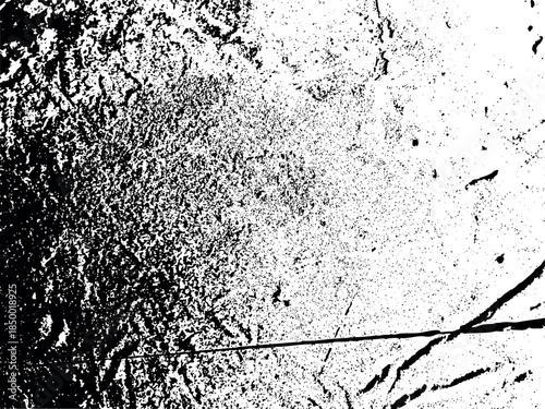 Vector concrete texture. Folded surface background for banner design, architecture flyer, poster template. Black textured effect. Сreased pattern. Urban stone backdrop. Monochrome industrial surface.