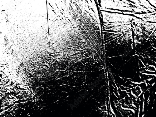 Vector concrete texture. Folded surface background for banner design, architecture flyer, poster template. Black textured effect. Сreased pattern. Urban stone backdrop. Monochrome industrial surface.