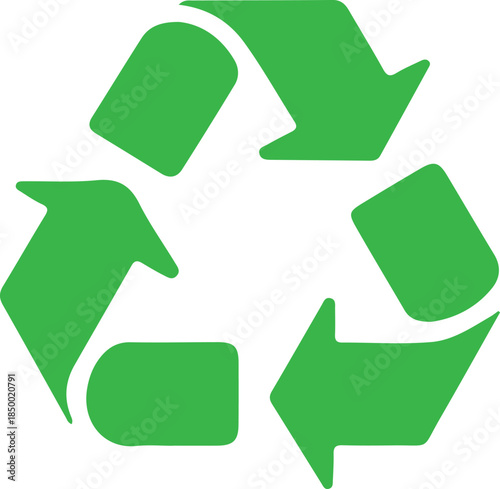 Green Recycle Symbol Icon: Sustainability, Environment, and Ecology Mark