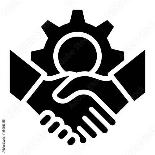 Collaboration, organization, trust, social, collaboration, people, dea sharing, crowdsourcing, knowledge exchange, brainstorming, partnerships, outline icon glyph, solid vector design illustrator	