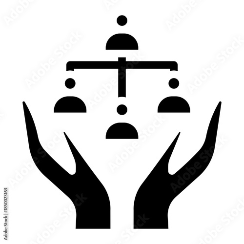 Collaboration, organization, trust, social, collaboration, people, dea sharing, crowdsourcing, knowledge exchange, brainstorming, partnerships, outline icon glyph, solid vector design illustrator	