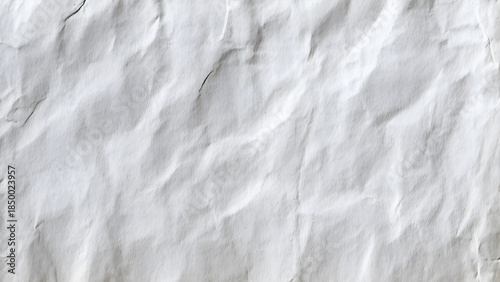 White crumpled recycle paper texture can be use as background