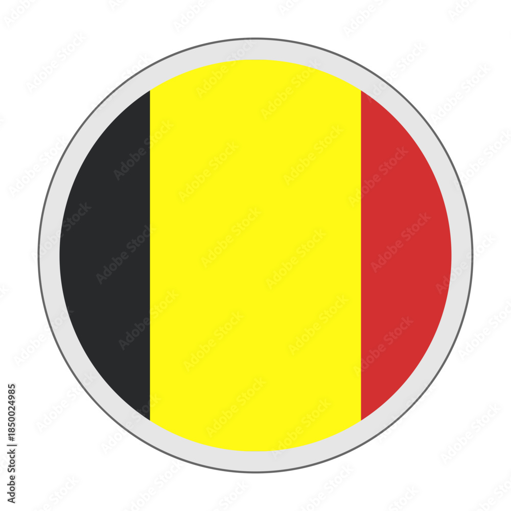 Fototapeta premium Belgium Flag Icon