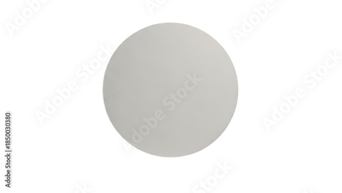 Simple gray circle on white background