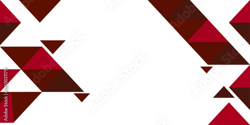 Modern Abstract red and dark red Triangle Geometric Background - Sophisticated Amethyst and Plum Polygonal Design for Corporate Branding and Minimalist Web Graphics on White
