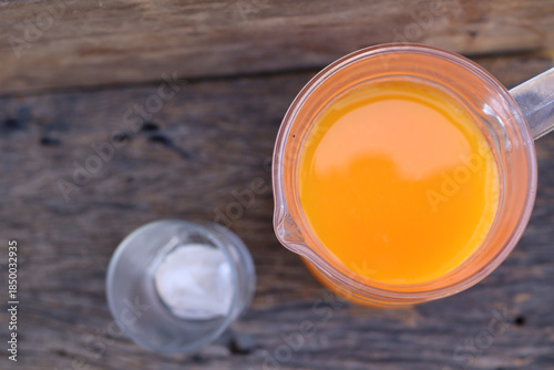 Wallpaper Mural Soft drinks orange juice and iced in glass Torontodigital.ca