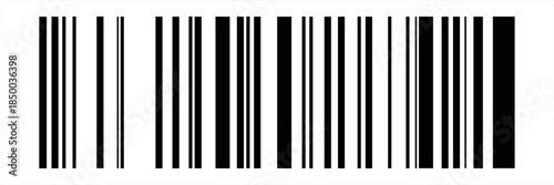 Bar code. Barcode illustration. Editable color. isolated on white background. vector illustration. EPS 10