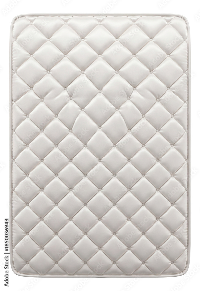 Fototapeta premium Quilted crib mattress with a plush top for enhanced comfort and peaceful baby sleep.