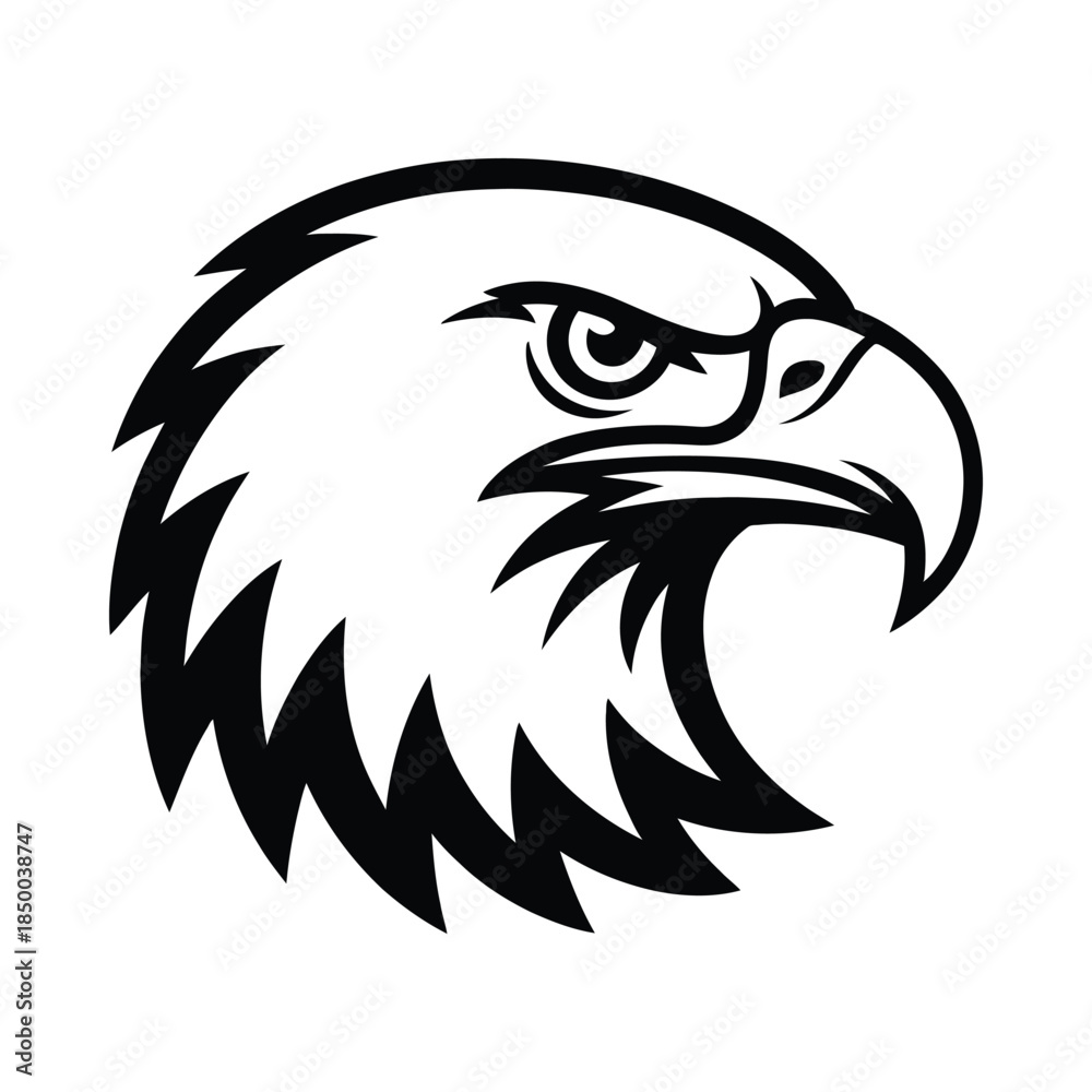 Obraz premium Eagle head logo design