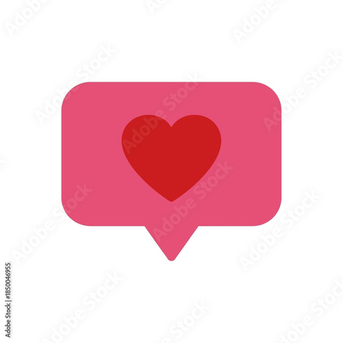 Red heart icon with a yellow star, symbolizing favorite, love, or rating on a white background.