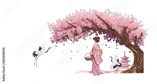 abstract pink background