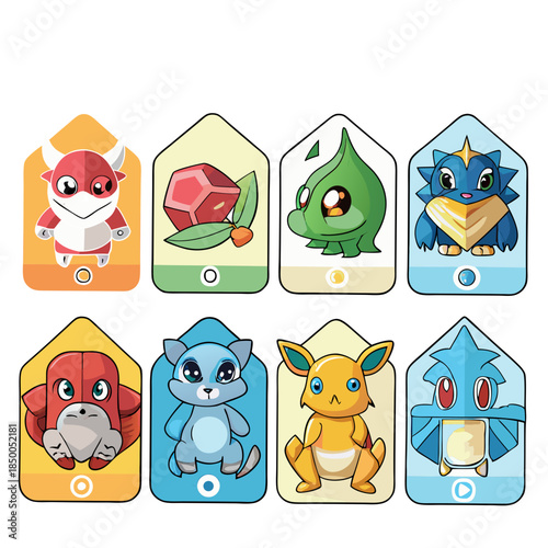 cartoon animal icons