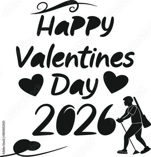 Happy Valentine's Day 2026 with Man and Broom valentines day