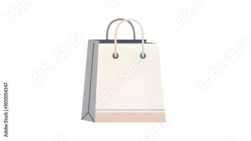 shopping bag isolated on white