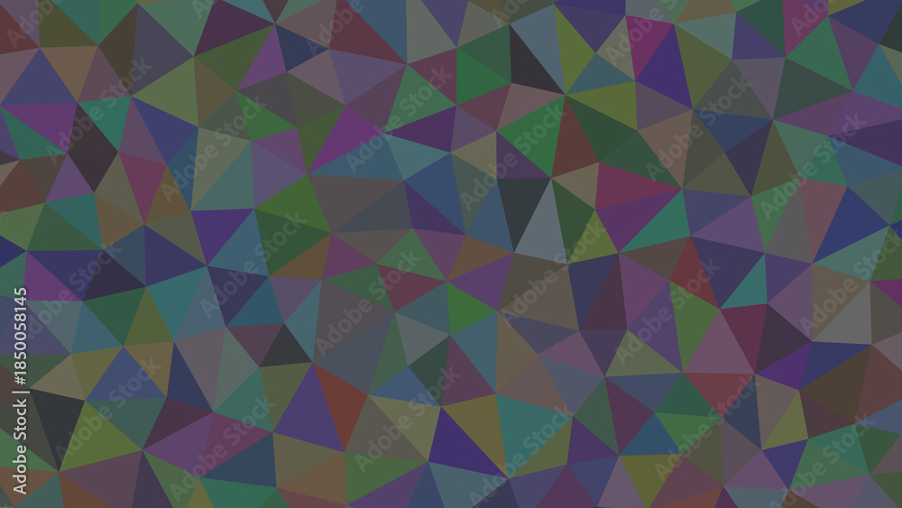 Obraz premium Abstract geometric pattern of intersecting polygons in muted shades of blue green and purple