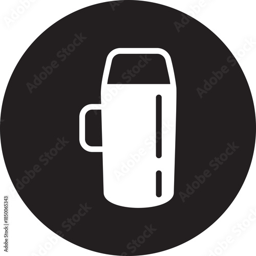 thermos glyph icon