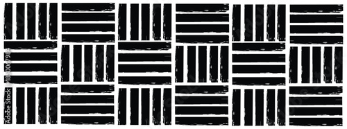 Abstract vector background design with Seamless Grunge fabric texture. Hand drawn decorative seamless pattern with bold brush strokes.