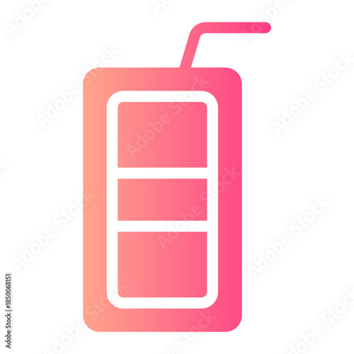 Soft drink gradient icon