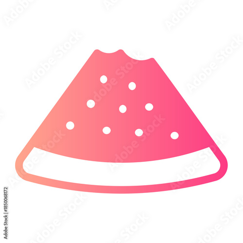 watermelon gradient icon