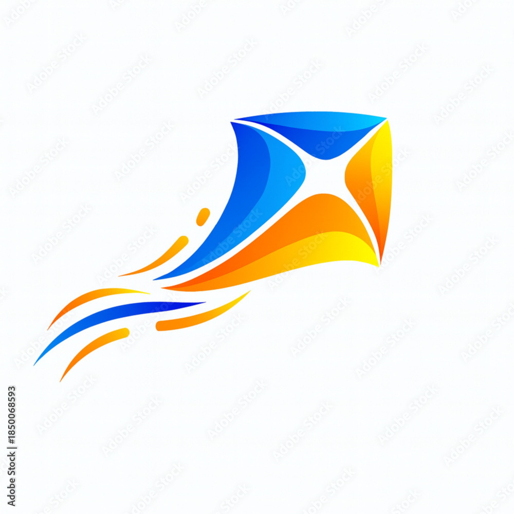 Naklejka premium abstract colorful wave