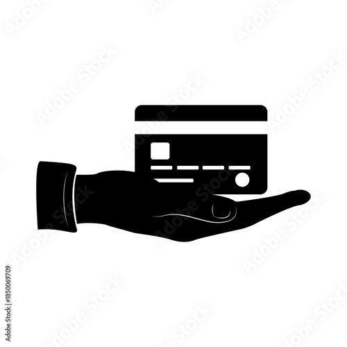 Bank card. A payment instrument for cashless payment for goods and services. Cash withdrawals and account management. Card with a chip and magnetic stripe.