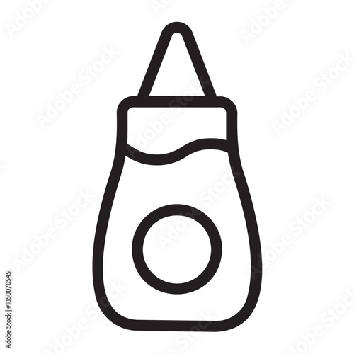 mayonnaise line icon
