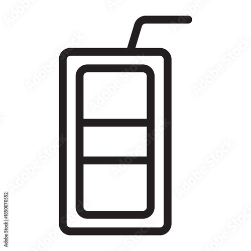 Soft drink line icon