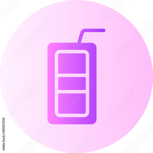 Soft drink gradient icon