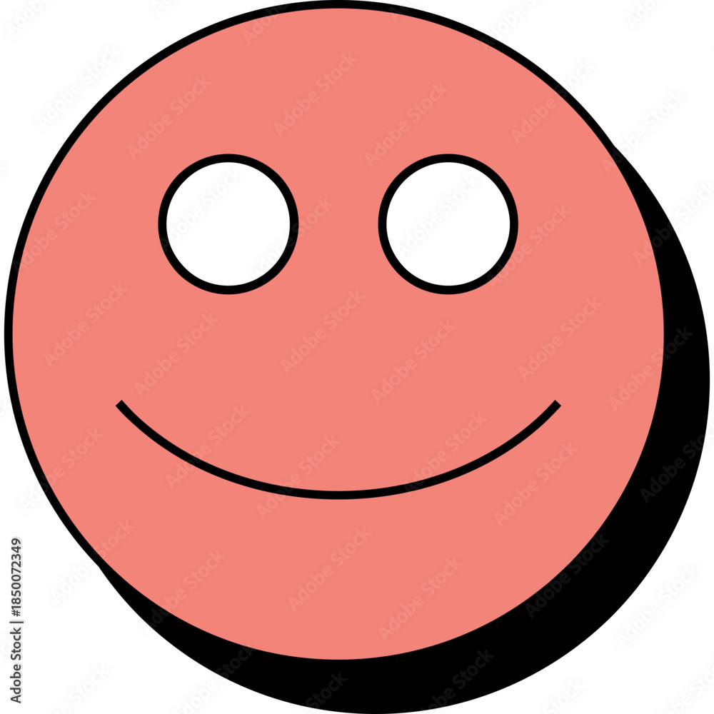 Fototapeta premium Smiley Emoji Face Icon