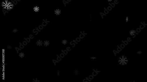 snowflakes snow rain winter xmas video footage
