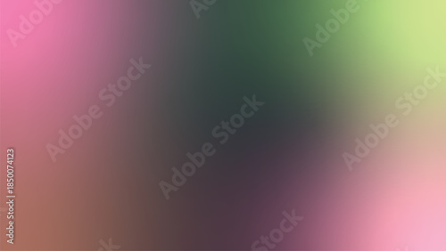 A gradient background transitioning from pink and purple to gray and olive