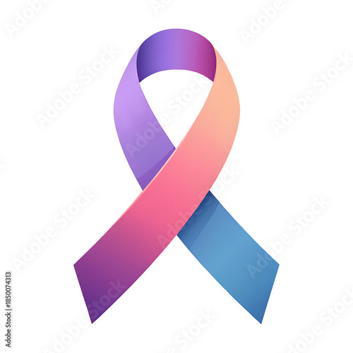 International Epilepsy Day with Brain and Purple Ribbon