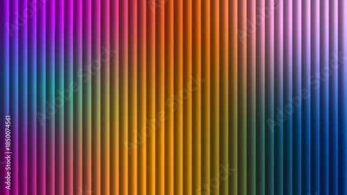 Strip Vector Background image features a mesmerizing vertical stripe gradient that transitions smoothly through a spectrum of colors. The stripes start with deep purples and magenta on the left
