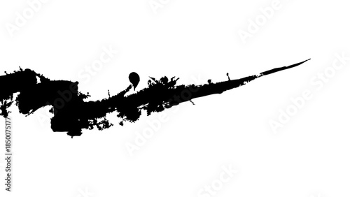 Abstract Ink Blot Art Design