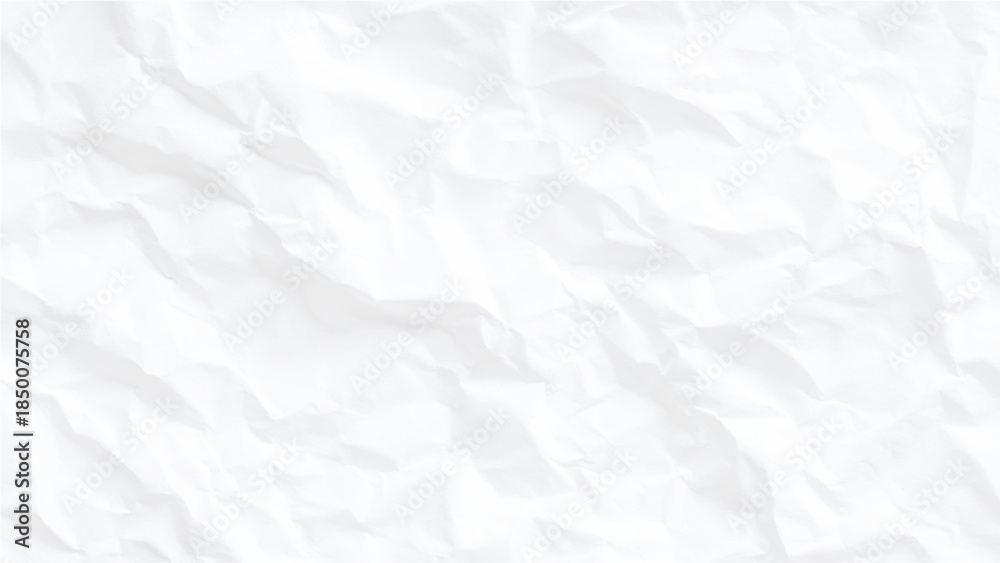 Obraz premium Crumpled white paper texture background