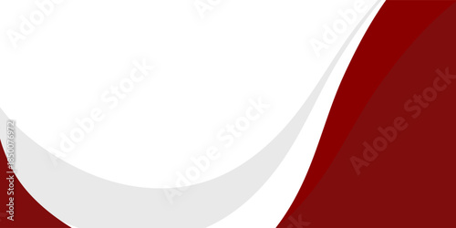Red curve on a white background vector. modern creative trendy design