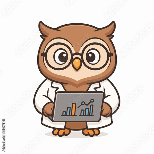 Cute Owl Data Scientist