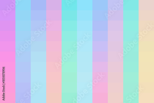 Soft pastel color gradient background with pixelated vertical stripes creating a harmonious and gentle aesthetic for serene design
