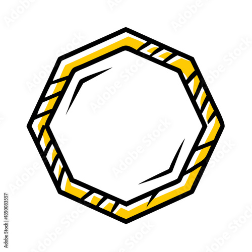 12 Stop Concept Minimal Octagon Outline Stop