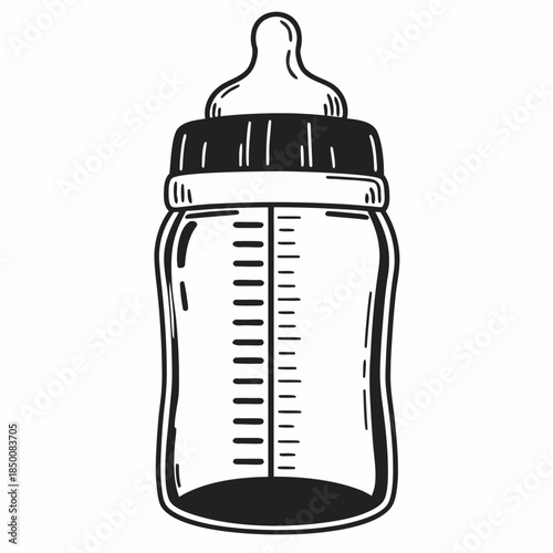 Baby Feeding Bottle Vector Icon (3)