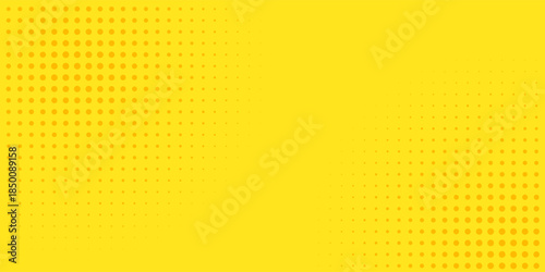 Picture Retro comic yellow background raster gradient halftone  stock vector art