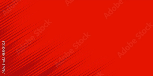 Background red and crimson pop art background with halftone dots in comic style image