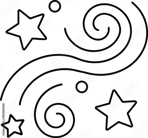 Galaxy Space Cosmic Texture