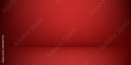Abstract red empty background. suit for studio room