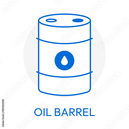 Oil Barrel Petroleum Fuel Vector Icon