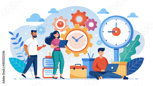 modern fintech environment with digital banking, profit growth and financial technology theme visual